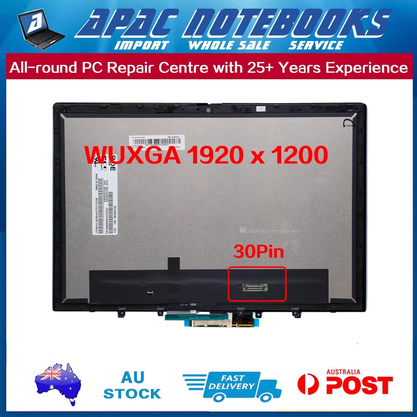 13.3 LCD Touch Screen Assembly Lenovo ThinkPad L13 Yoga Gen 3 Type 21BB 21B6