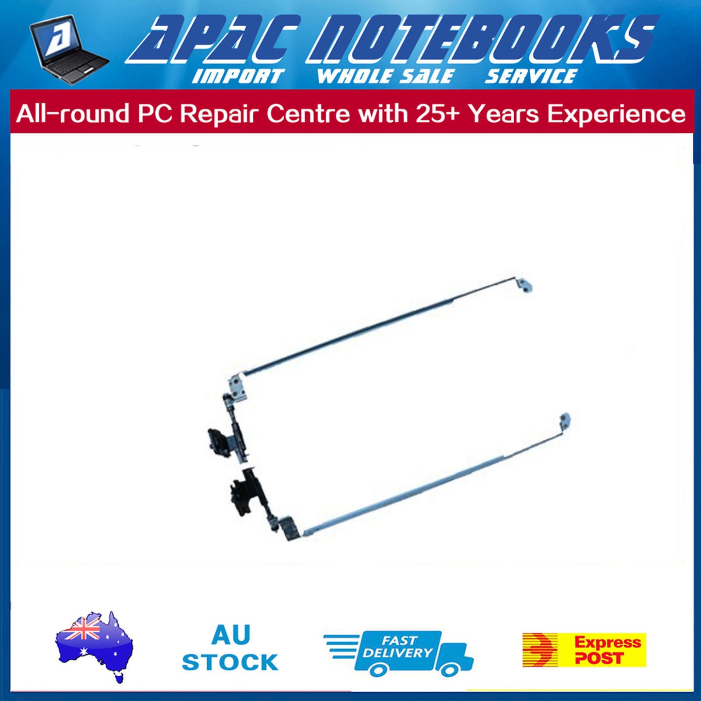 NEW 15.6" LED Screen Hinges Pair for Dell Inspiron N5040 N5050 M5040 #49
