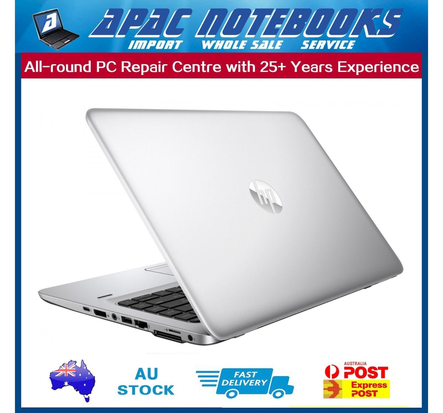 HP Elitebook 840 G4 14" Quad HD i5-7th 8GB RAM 128GB SSD Windows 11 Pro