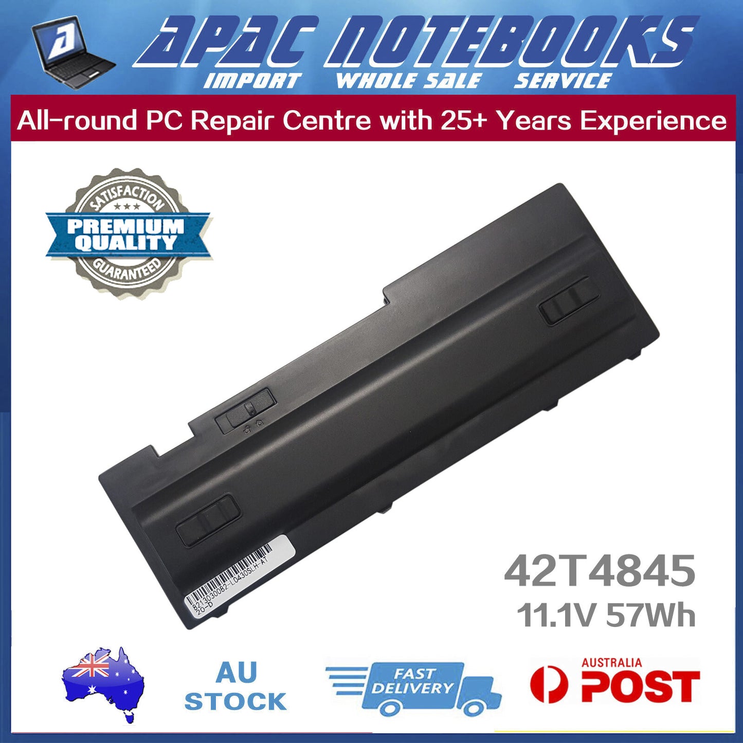 42T4845 Battery for Lenovo ThinkPad T420s T420si T430s T430si 11.1V 57Wh