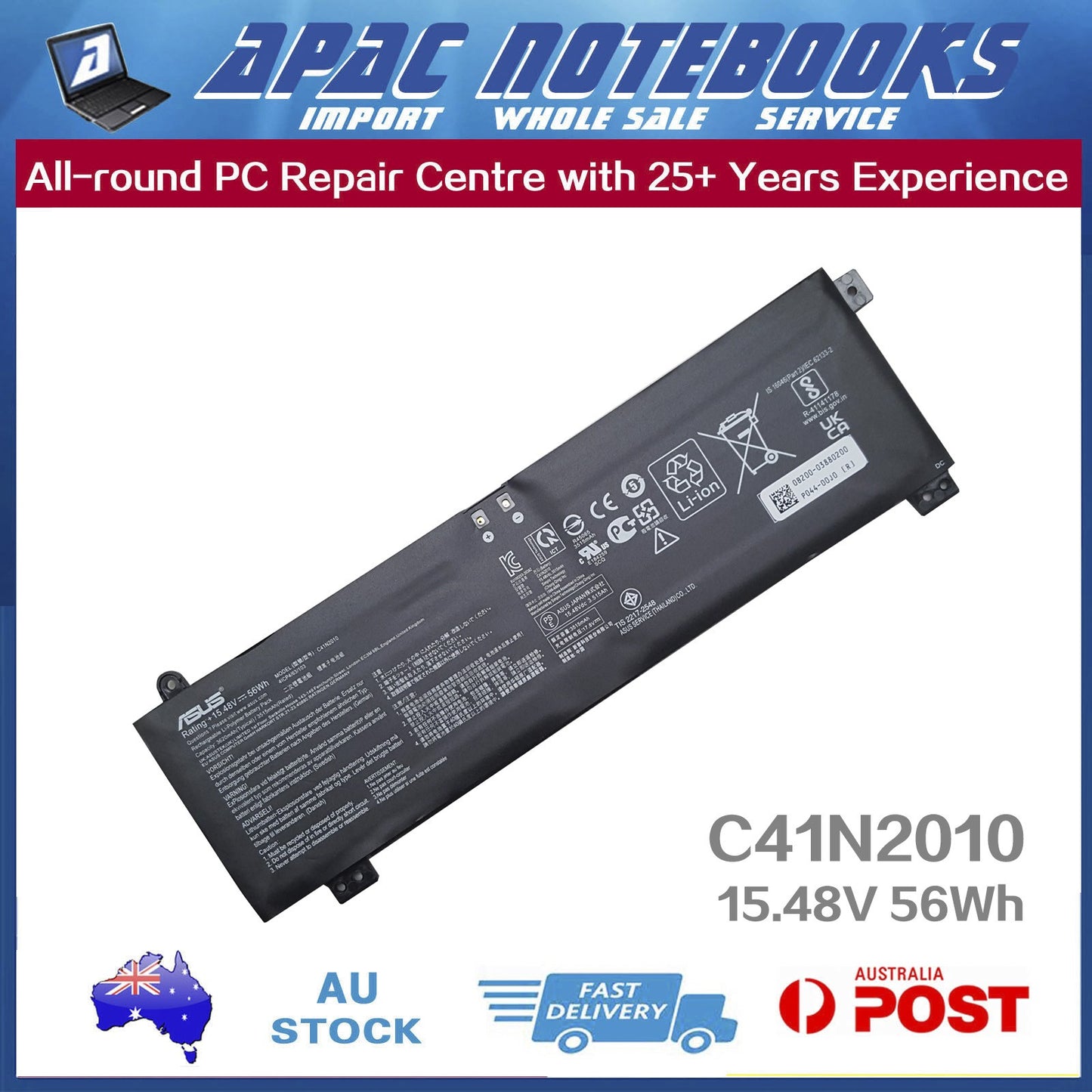 Genuine ASUS Battery C41N2010 ROG G713IC G713IE G713IH G713QC G713QE G713RC 56Wh