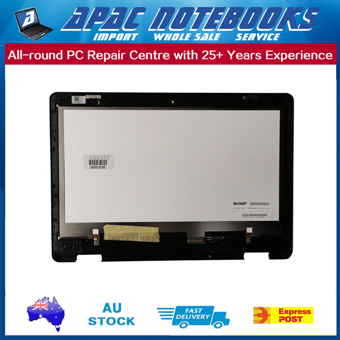 13.3" FHD(1920x1080) LCD Digitizer Assembly for Acer Spin 5 SP513-51