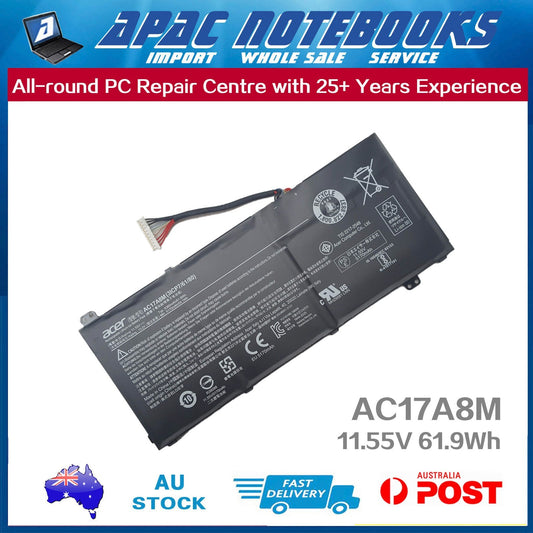 Genuine Acer Battery AC17A8M 3ICP7/61/80 11.55V 61.9Wh
