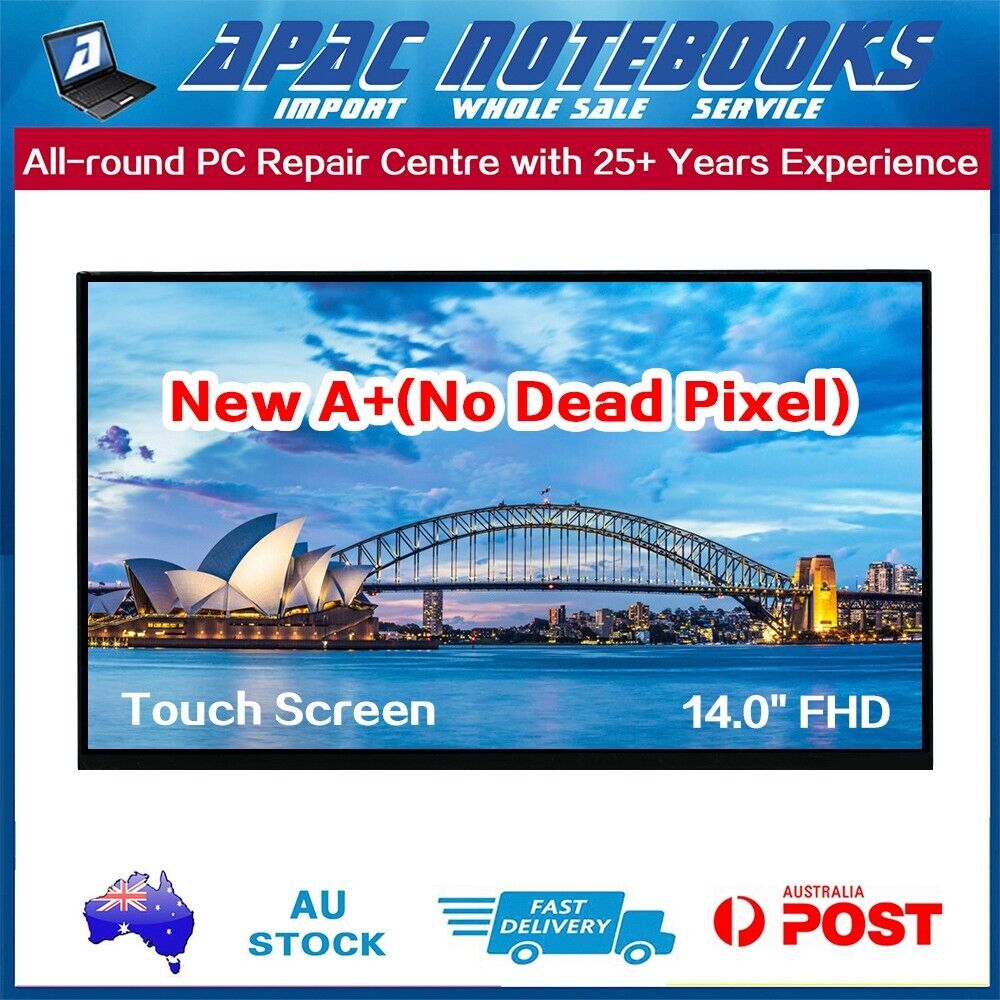 14.0" FHD (1920x1080) Touch Screen LP140WFB-SPF2