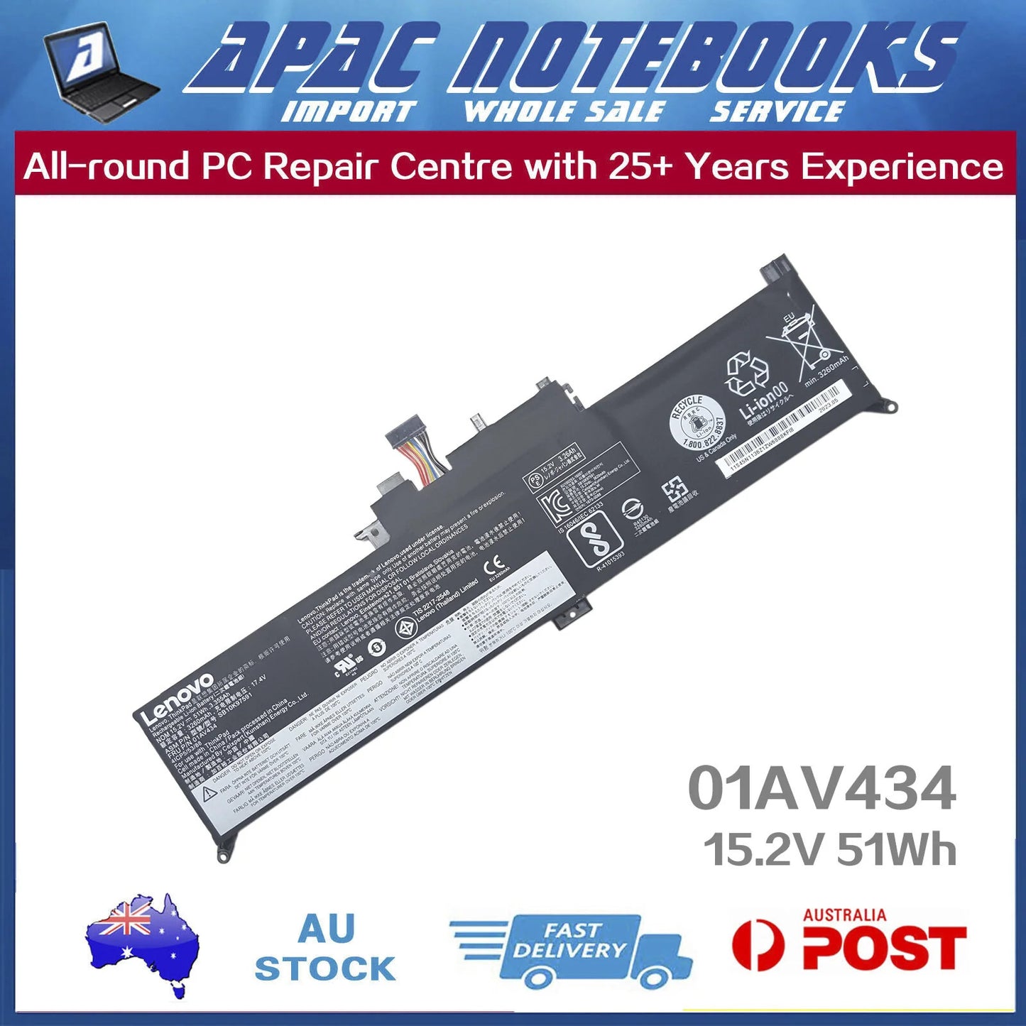 Genuine Battery for ThinkPad Yoga 260 20FD 20FE 370 20JH 20JJ X380 20LH 20LJ