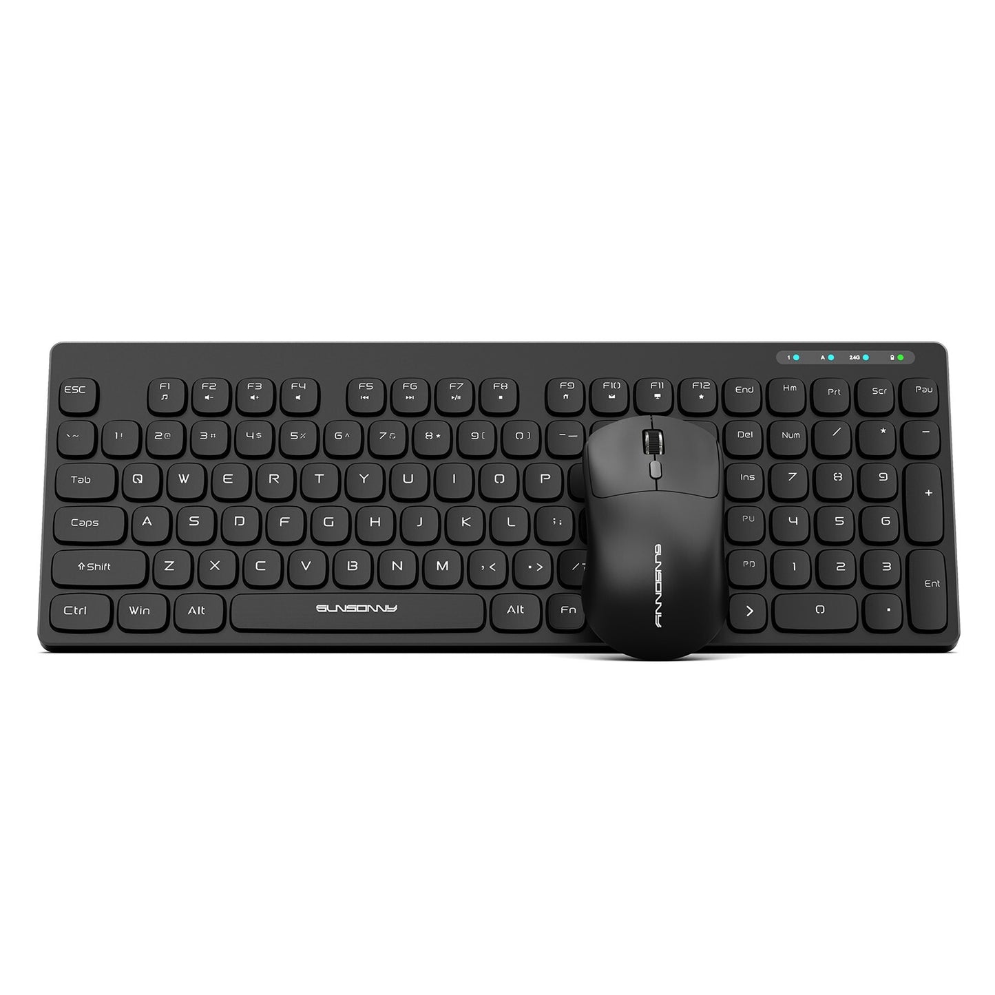 2.4G Wireless Bluetooth Standard keyboard and mouse set for Laptop PC S-R2000