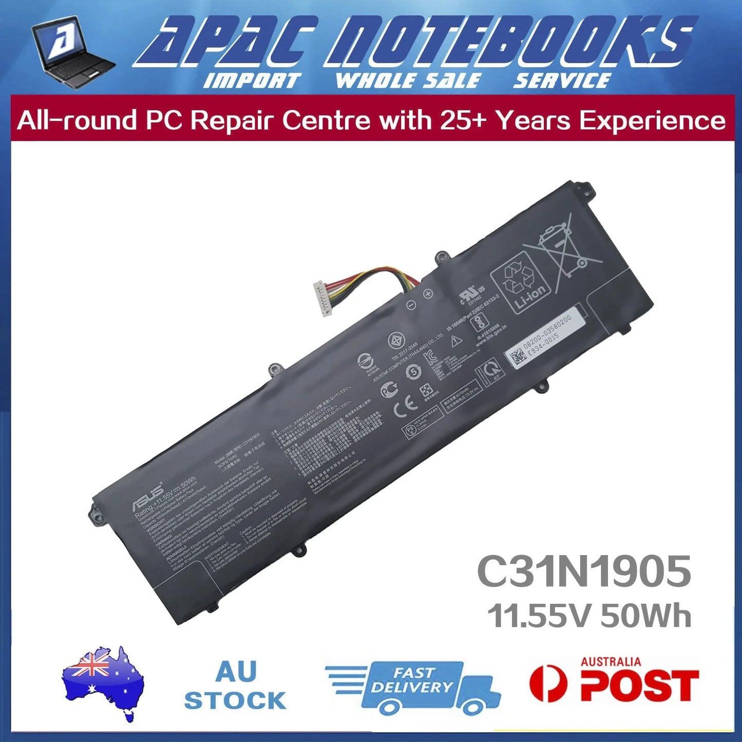 Genuine ASUS Battery Vivobook S 14 Flip TN3402Q TP3402Z S 16 Flip TN3604Y 50Wh