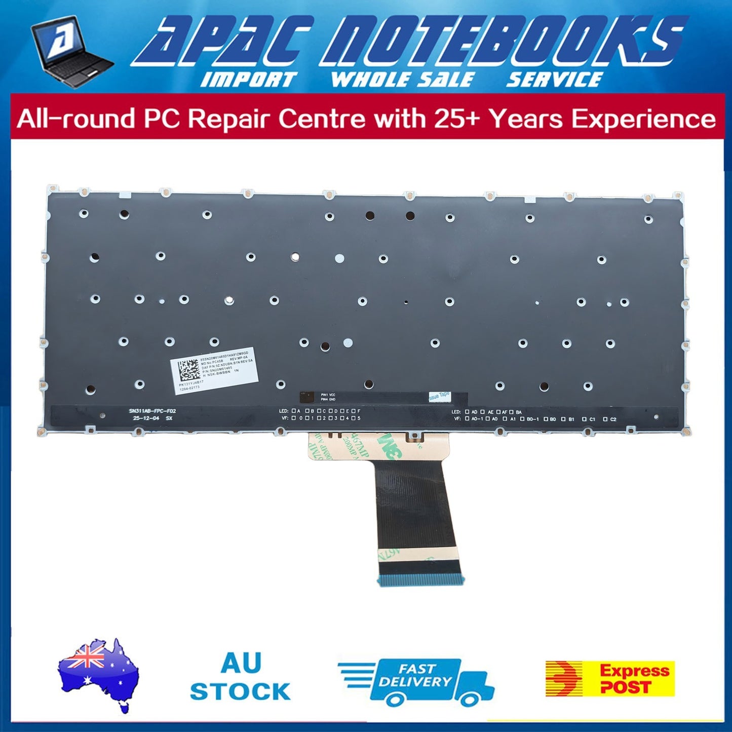 Backlit Keyboard Yoga 7 14IRL8 14ARP Yoga 2in1 14AHP9 14IML9