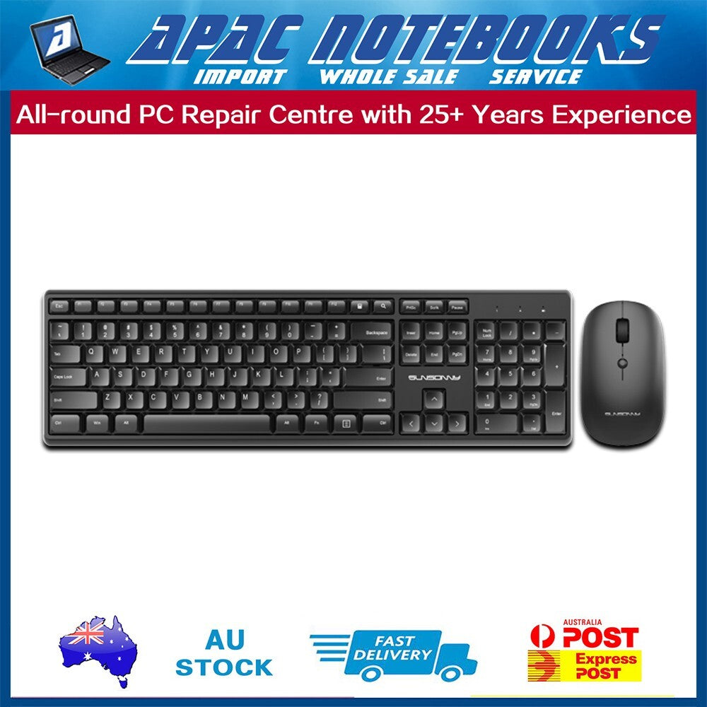 2.4G Wireless Bluetooth Standard keyboard and mouse set for Laptop PC Computer