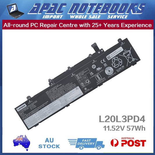 Genuine Lenovo Battery ThinkPad E14 Gen 4 21E3 21E4 21EB 21EC 11.52V 57Wh