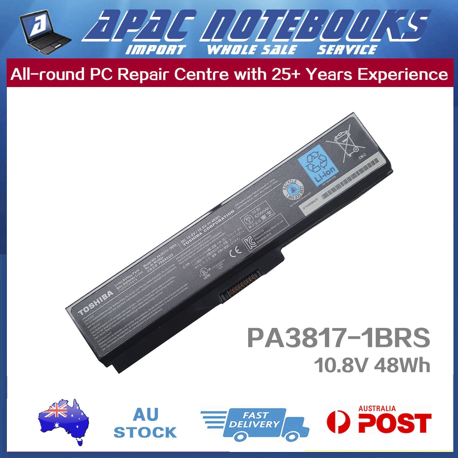 Genuine Toshiba Battery Satellite Pro C600 C650D C660D C665 L600 L650 L670 L770