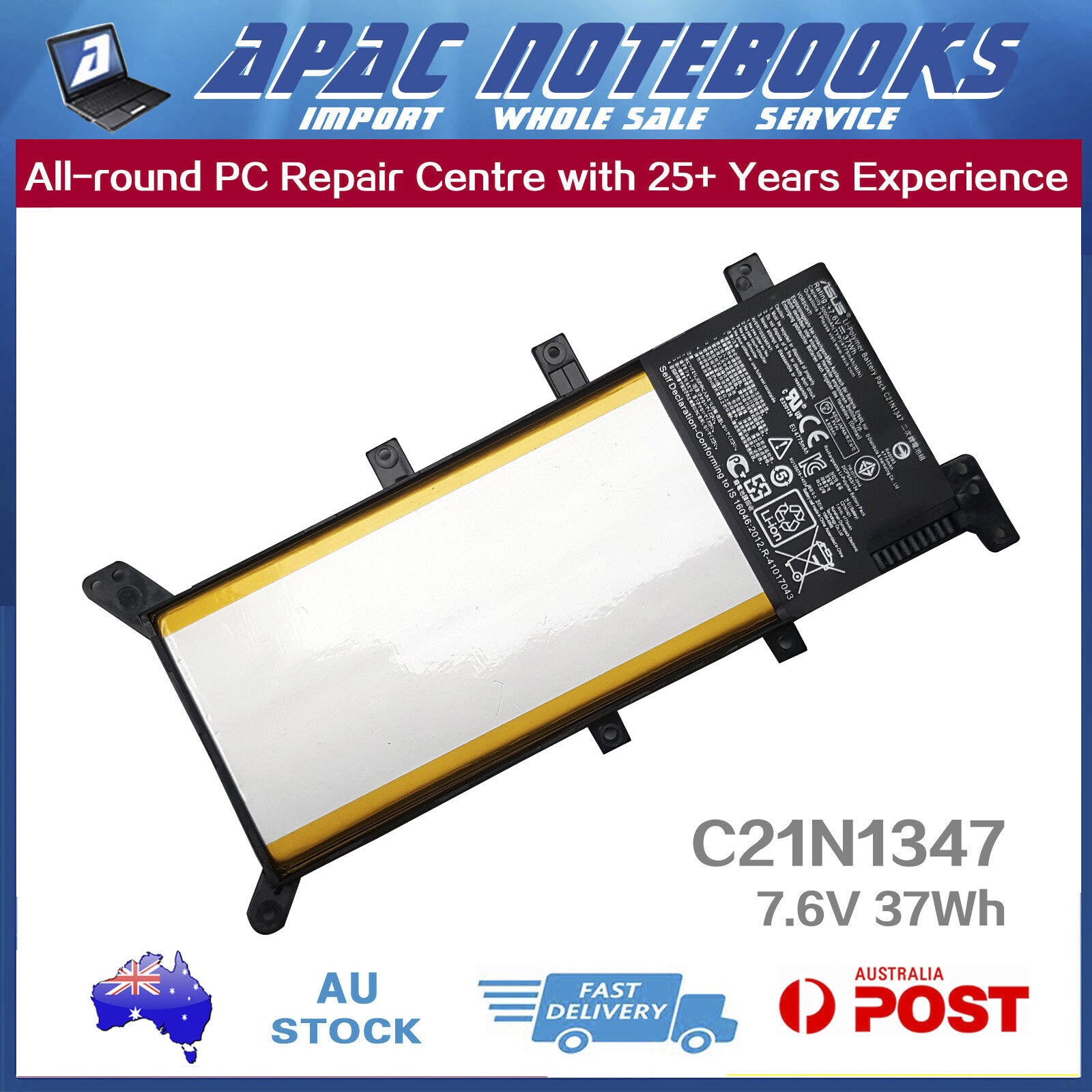 Genuine ASUS Battery X555M X555MA X555U X555UA X555UB X555UF X555UJ X555UQ Y583L