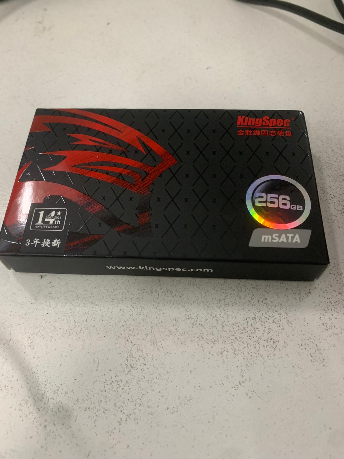 KingSpec 256gb mSATA SSD Solid State Module for Window/7/8/10/Linux/MacOS