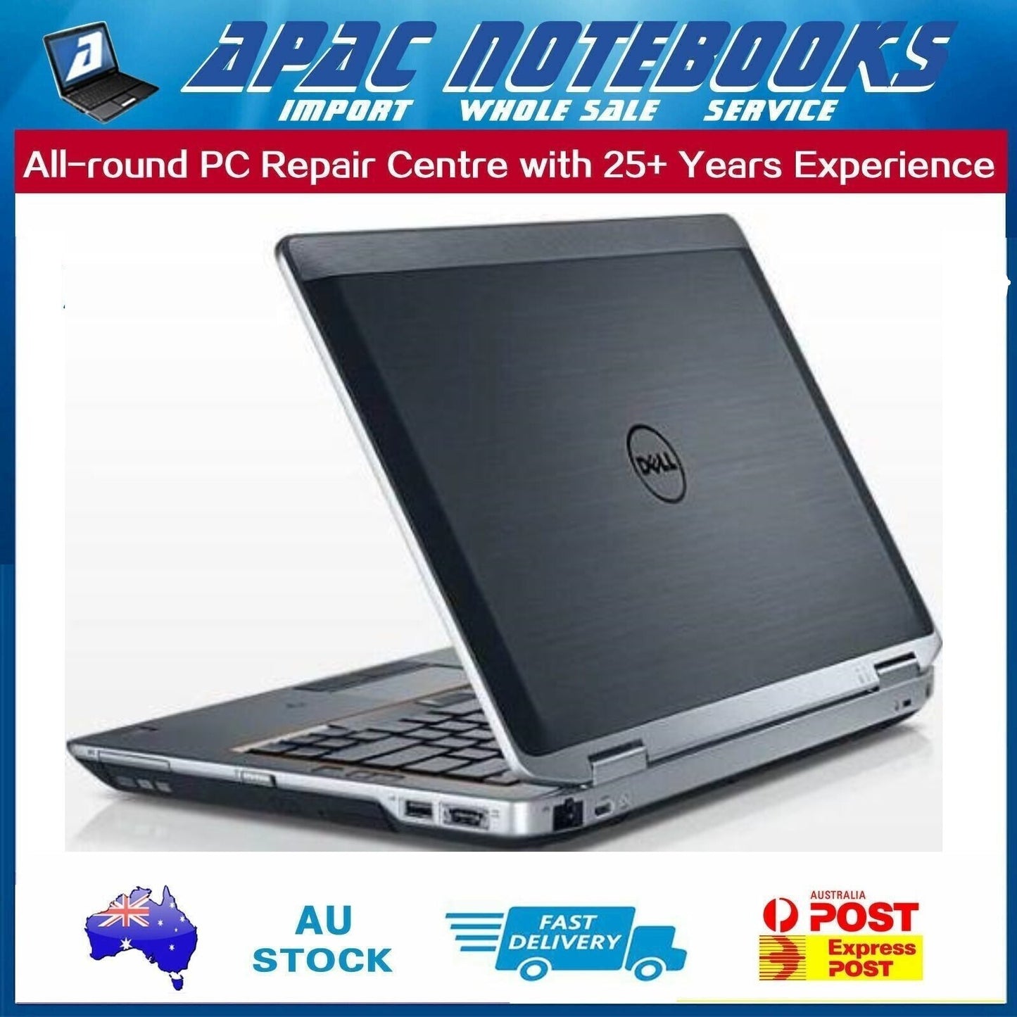 DELL Latitude E6320 i5 -2nd 8GB RAM 128GB SSD DVD-RW HDMI Window 10 Pro