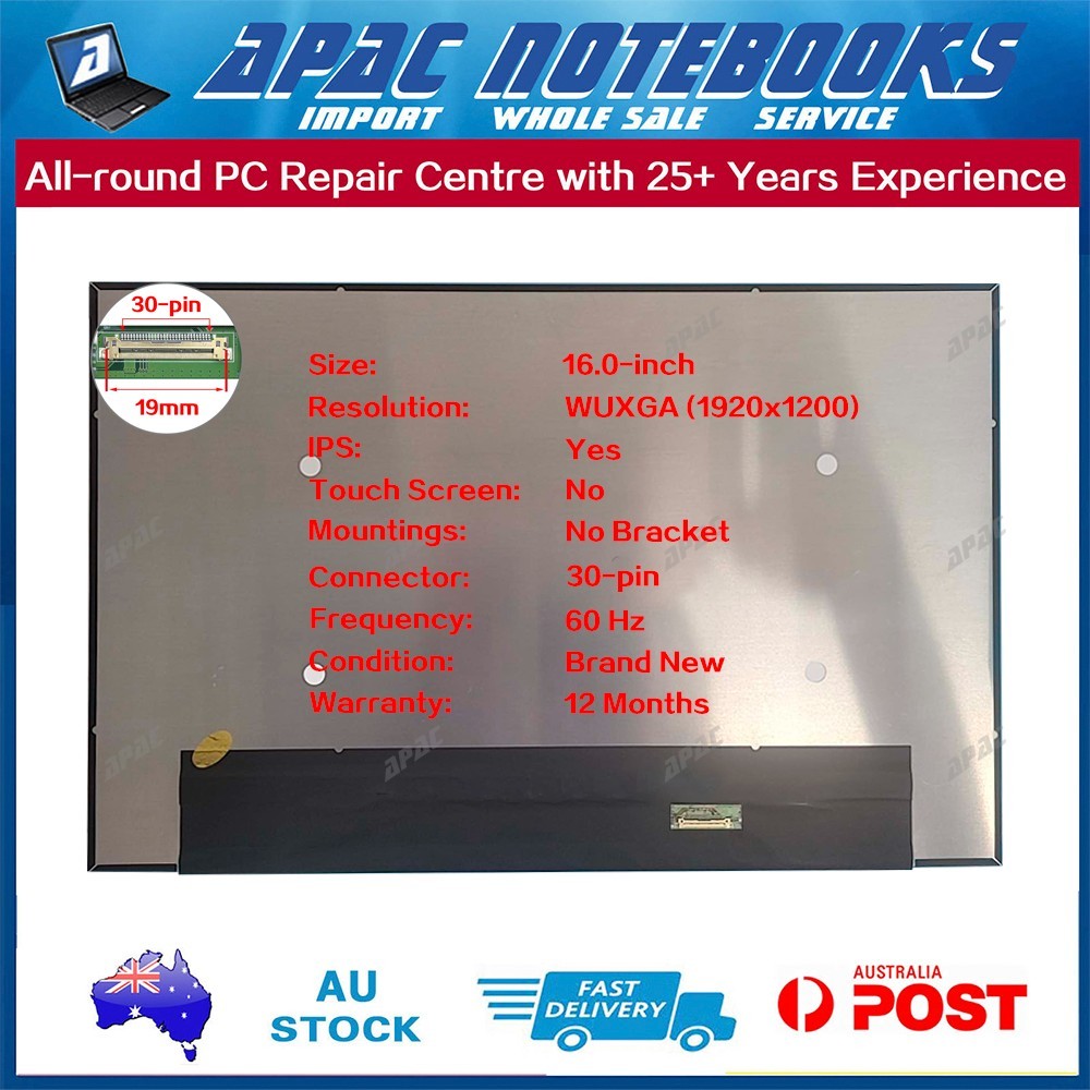 16.0" 1920x1200 LED Non-touch Screen HP OmniBook 3 16-bs 16-bv 16-bz Next Gen AI