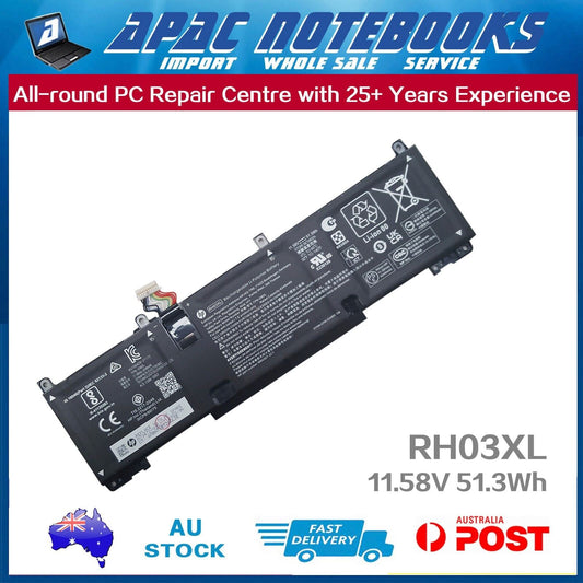 Genuine RH03XL Type-A Battery HP M64307-171 -2C1 M73472-005 RH03051XL 51.3Wh