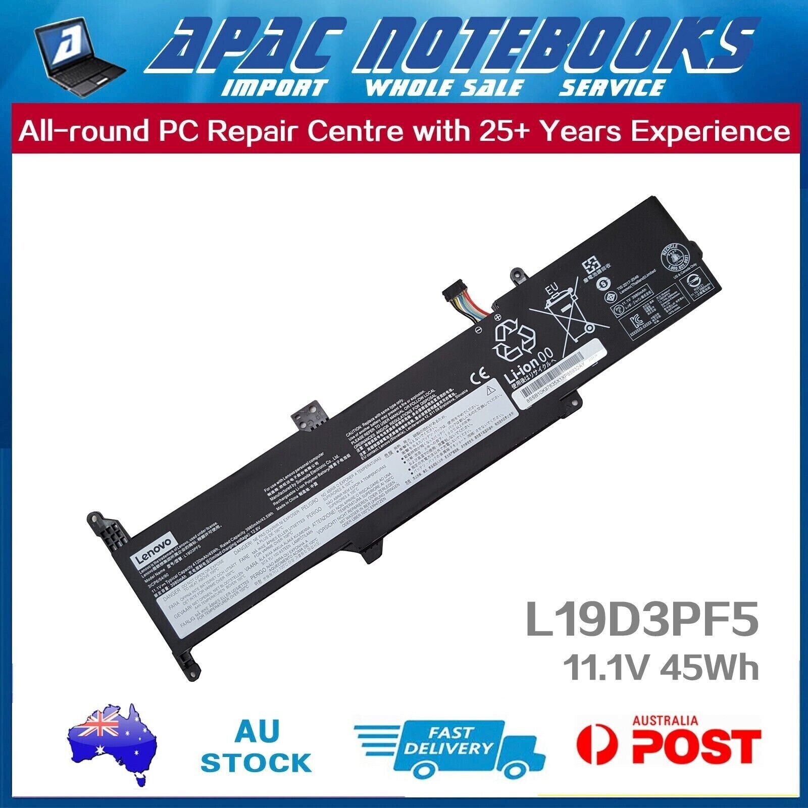 Genuine Lenovo Battery IdeaPad 3 15ADA05 15ARE05 15IGL05 15IIL05 15IML05 15ITL05