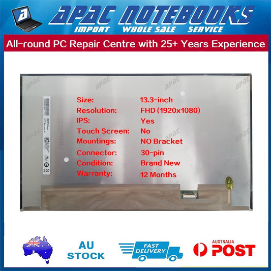13.3" FHD LED Screen for Dell Latitude 3320 3340 5320 5330 5340 53507320 7330
