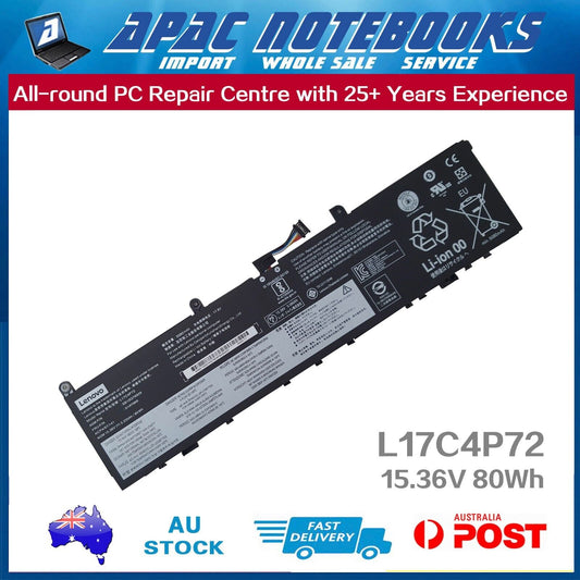 Genuine Lenovo Battery 01YU911 5B10V98091 5B10W13899 5B10W13900 5B10W13953 80Wh