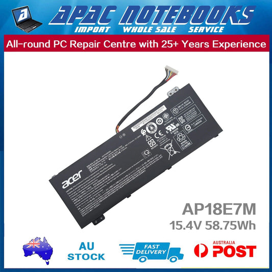 Genuine Acer Battery AP18E7M AP18E8M 4ICP4/69/90 15.4V 58.75Wh