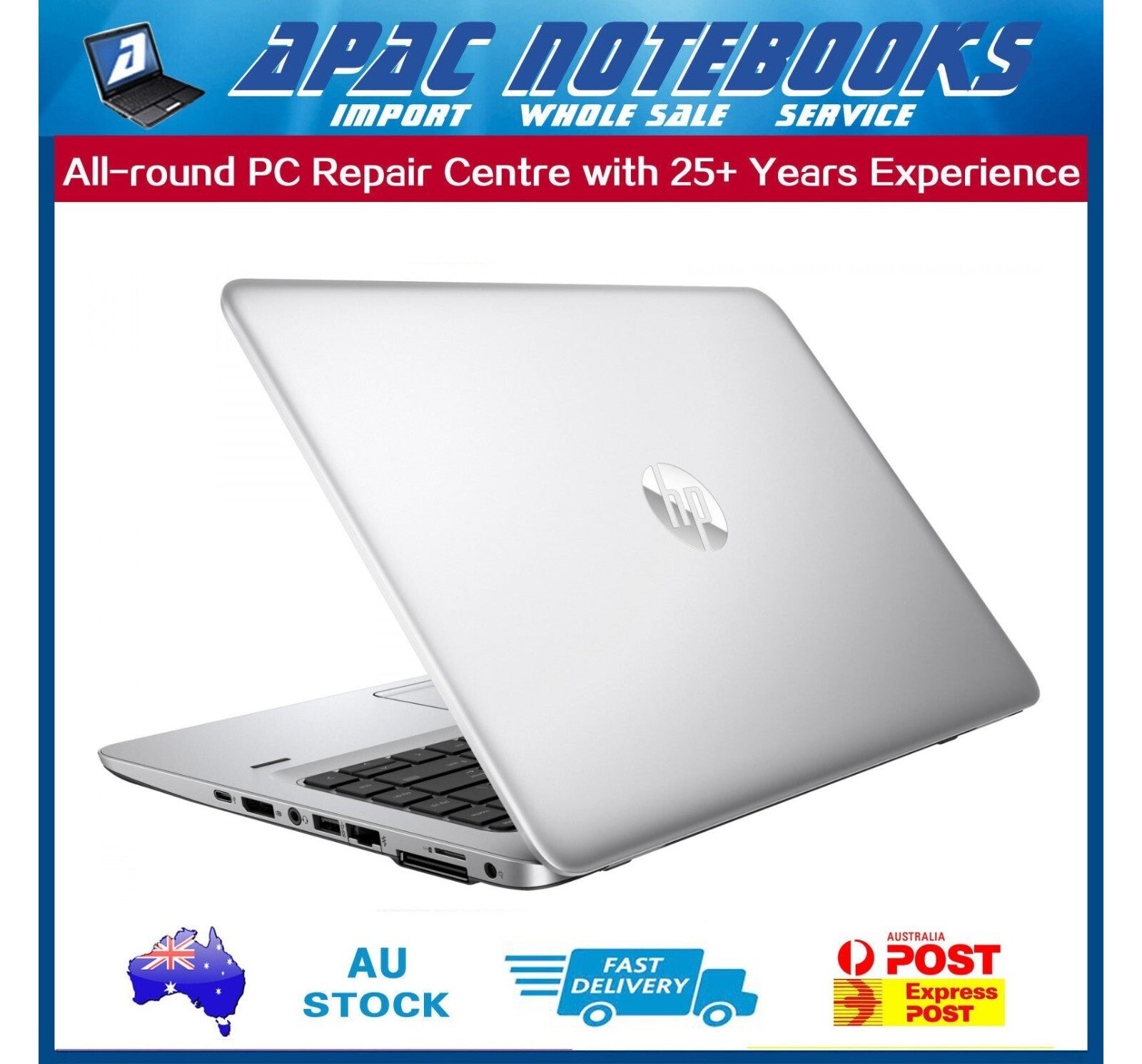 HP Elitebook 840 G4 14" Quad HD i5-7th 8GB RAM 128GB SSD Windows 11 Pro