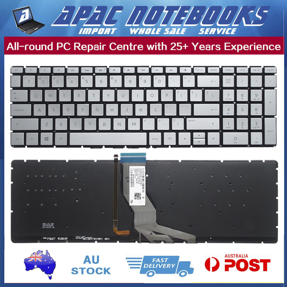 Genuine Keyboard backlit Silver For HP PAVILION 15-CK019TX 2US71PA ...