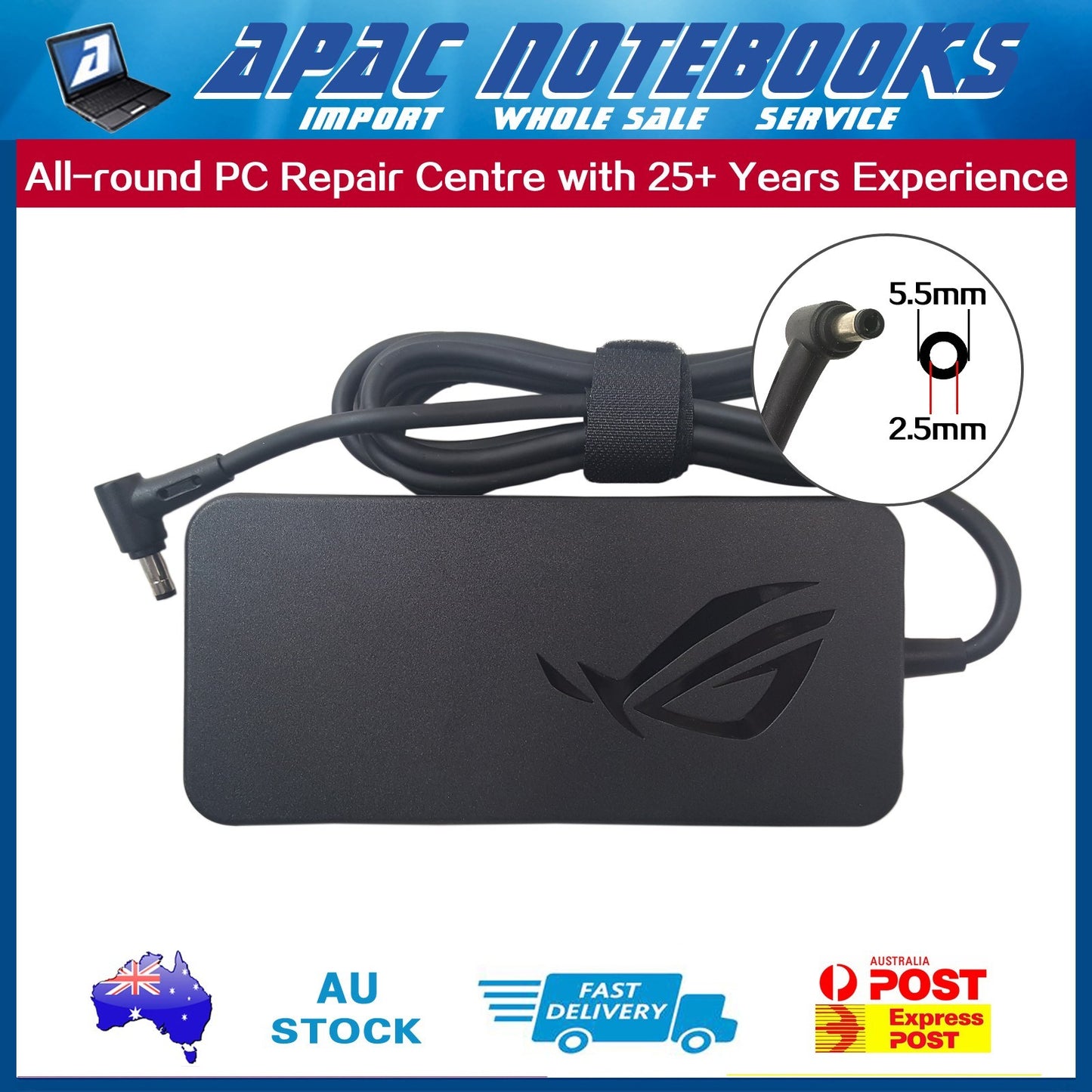 Genuine 230W AC Adapter Charger for Asus ROG 11.5V 11.8A 5.5mmx2.5mm