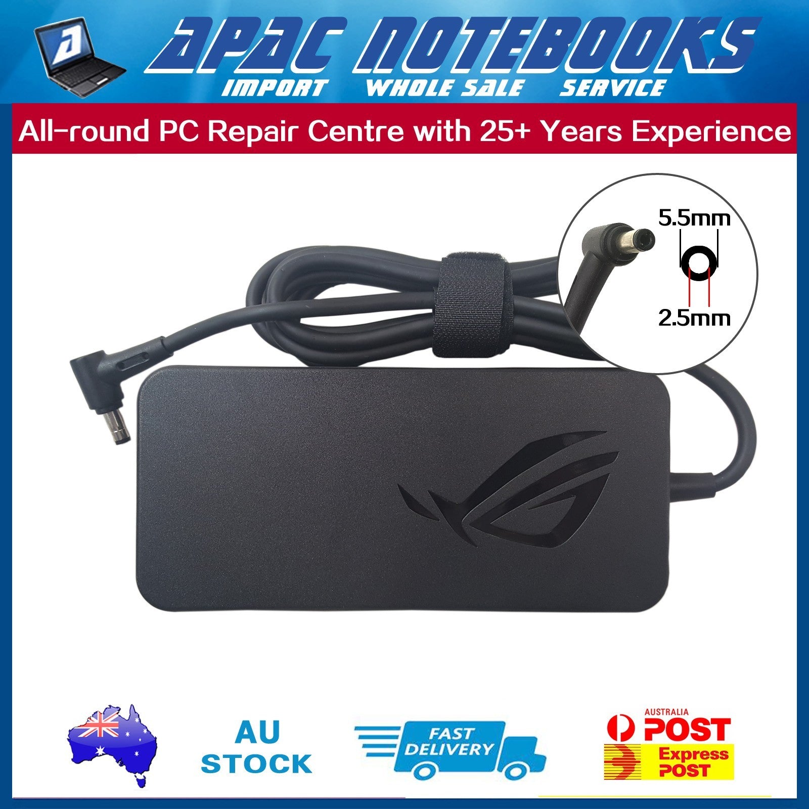 Genuine 230W AC Adapter Charger for Asus ROG 11.5V 11.8A 5.5mmx2.5mm