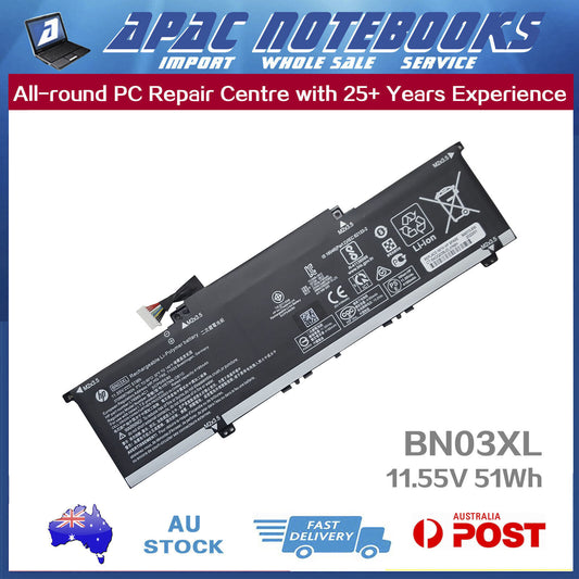 Genuine BN03XL Battery HP ENVY x360 13-ay 13-ay0034au 13-ay0508au 13z-ay000 51Wh