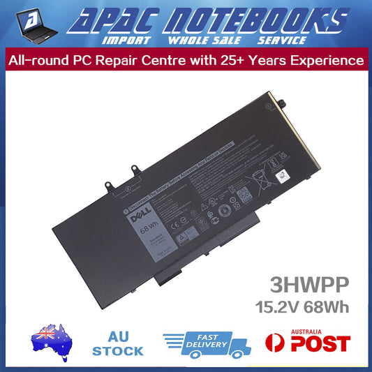 Genuine 3HWPP Battery for Precision 3541 3550 3551 P80F002 003 004 15.2V 68Wh