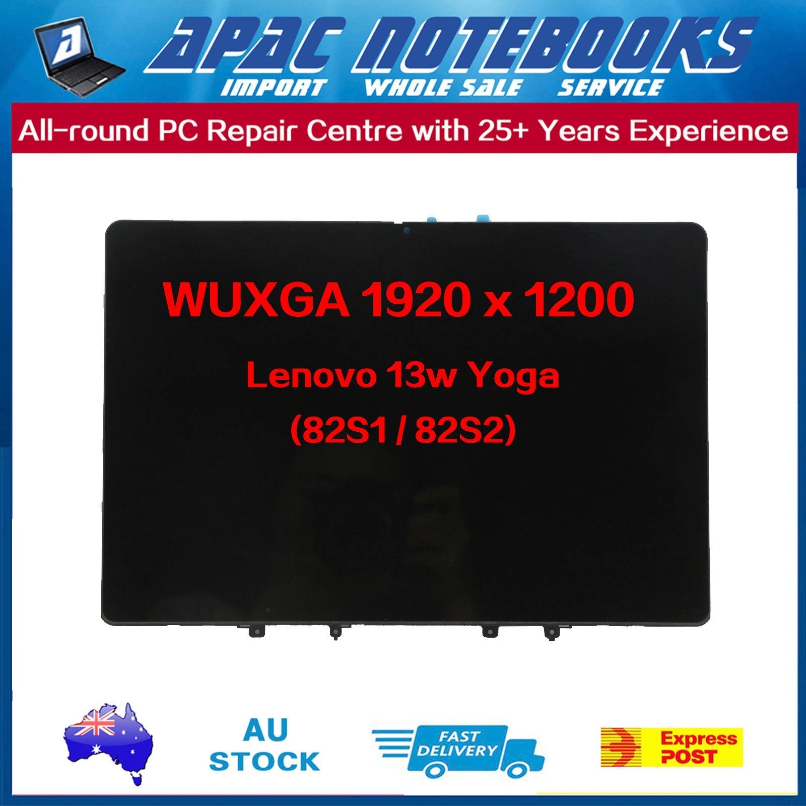 30Pin LCD Touch Screen Assembly Lenovo 13W Yoga Type 82S1 82S2