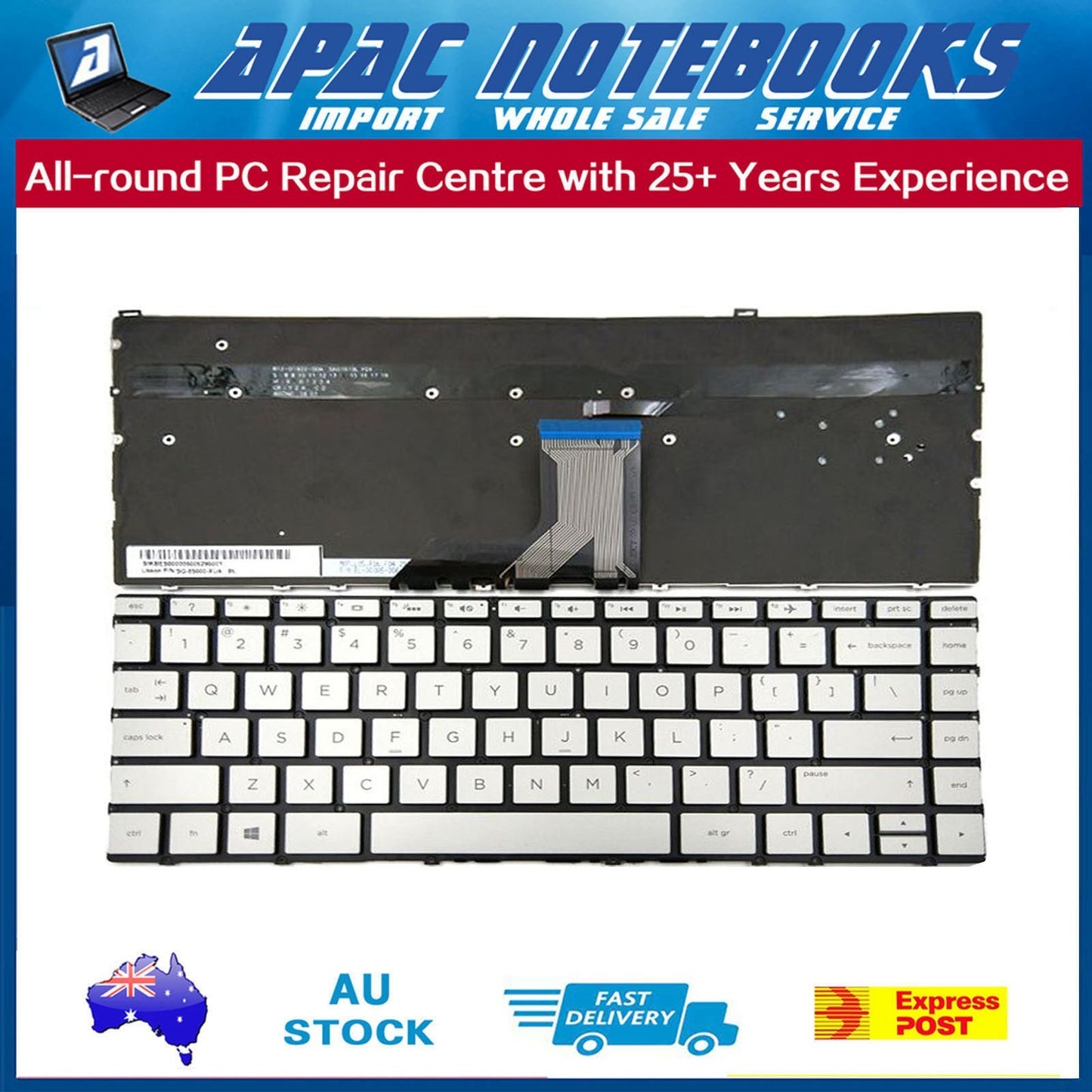 Backlit Keyboard for HP Spectre X360 13-W 13-AC 13-AE 13-AP 13-AD