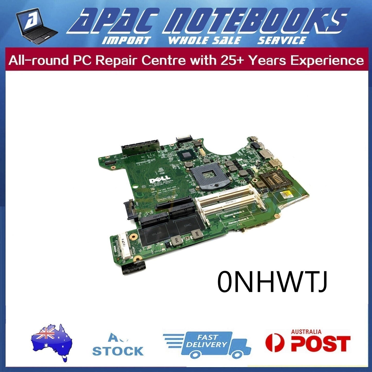 Dell Latitude E5420 Series Intel Laptop Motherboard 0NHWTJ