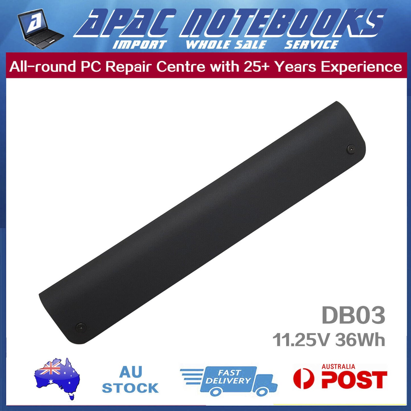 Genuine DB03 Battery HP HSTNN-IB6V HSTNN-IB6W HSTNN-LB6Q HSTNN-W04C M0A68AA 36Wh