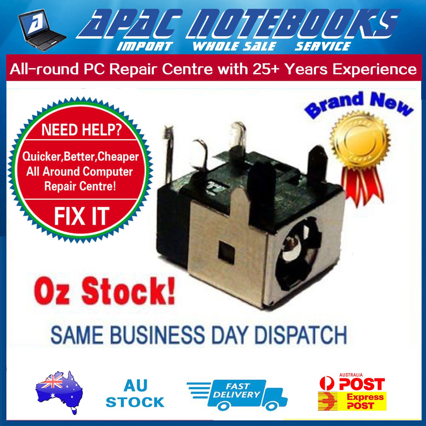 DC Jack Power Socket for ASUS K73 K73E K73S K73SD K73SV X73S