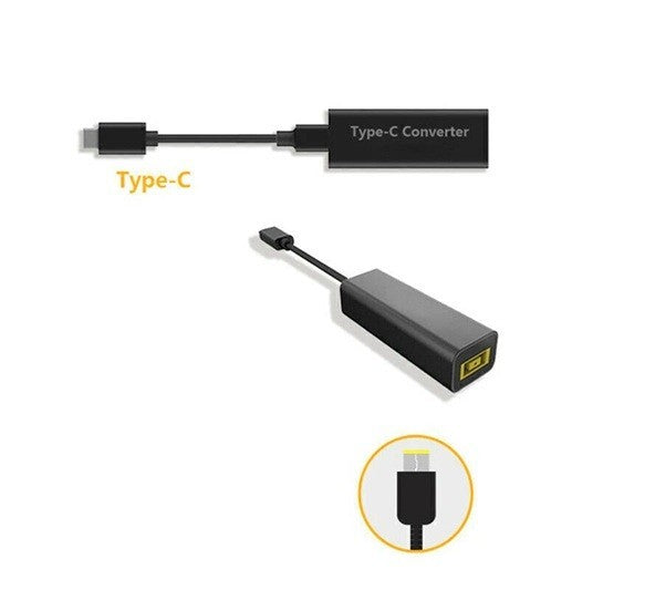 For Lenovo Thinkpad USB-C Male to Square USB Female Power Charger Converter