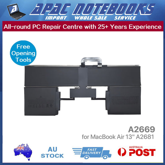 Genuine A2669 Battery for MacBook Air 13" A2681 M2 2022 Mac14,2 52.6Wh