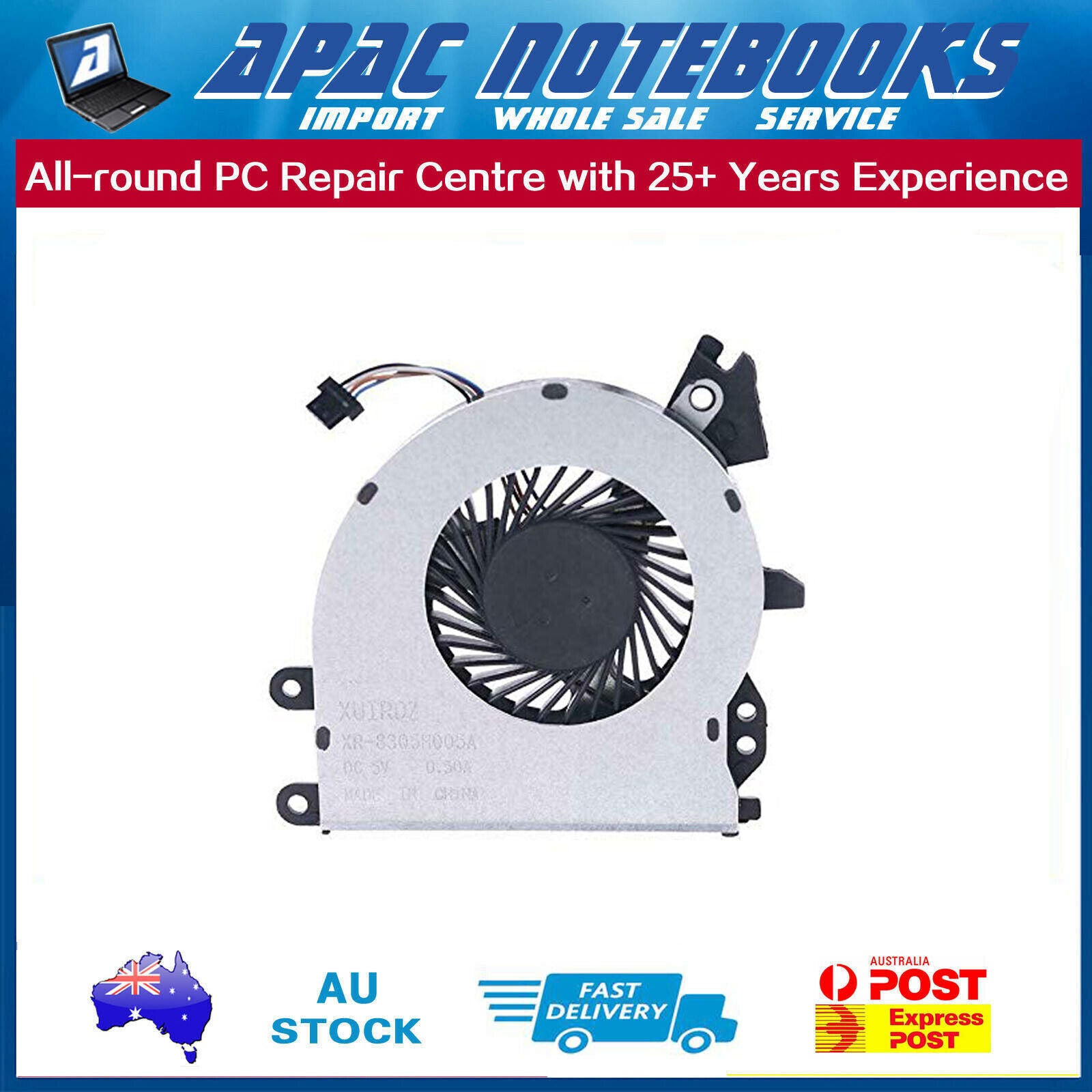 CPU Cooling Fan for HP ProBook 450 455 470 G4 905774-001