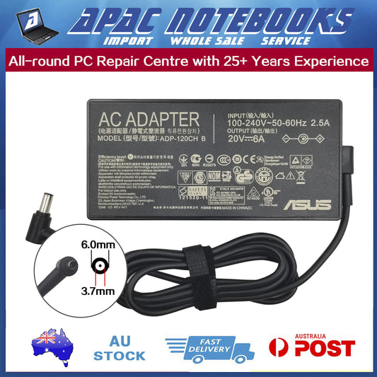 Genuine 120W AC Adapter Charger ASUS A15-120P1A 20V 6A 6.0mm*3.7mm