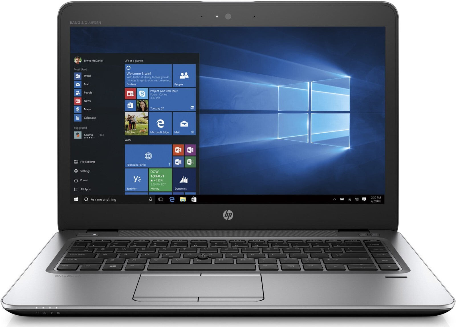 HP Elitebook 840 G4 14" Quad HD i5-7th 8GB RAM 240GB SSD Windows 11 Pro