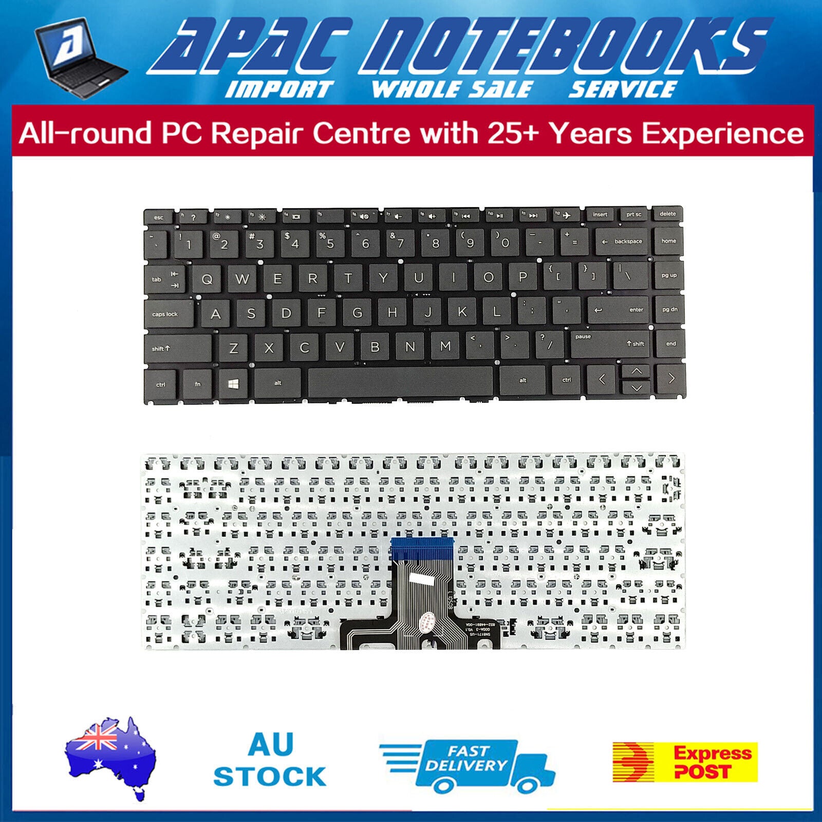 Genuine keyboard for HP 14-dq 14-dq0000 14s-dq0000 – APAC Notebooks