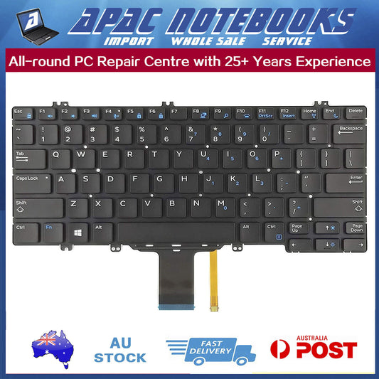 Genuine Keyboard US Backlit For DELL Latitude 7380 7389