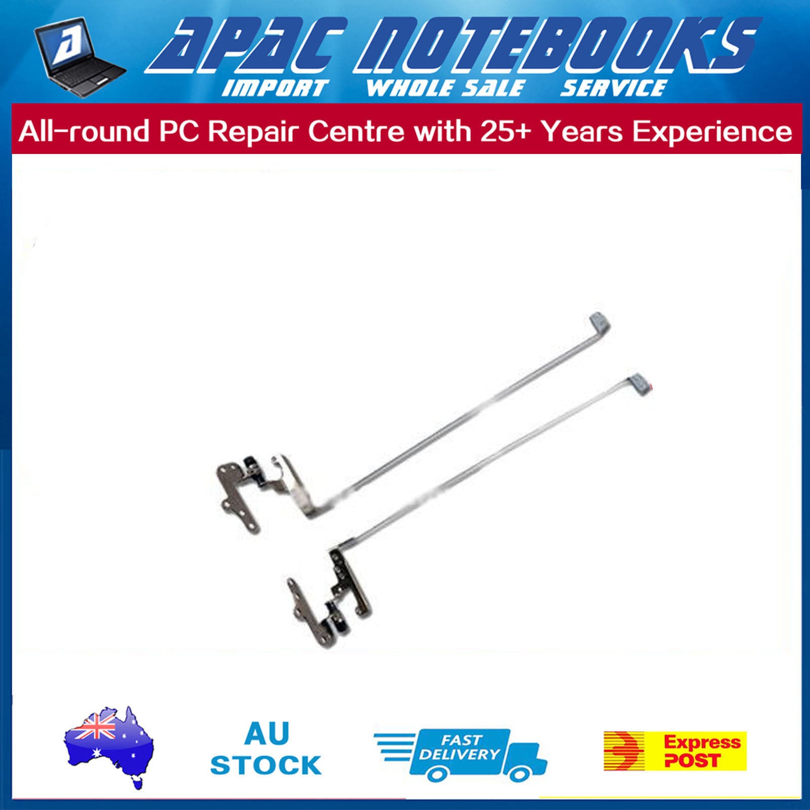 13.3" LED Screen Hinges Pair for TOSHIBA Satellite T130 T131 T132 T135 T135D #35