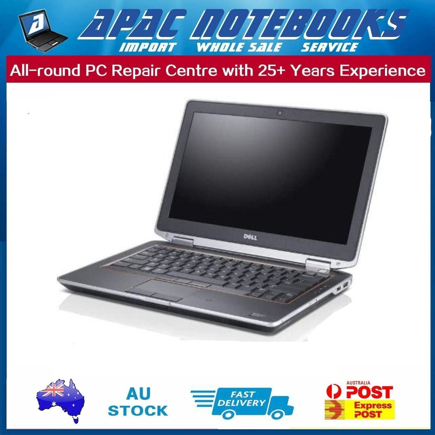 DELL Latitude E6320 i5 -2nd 8GB RAM 128GB SSD DVD-RW HDMI Window 10 Pro