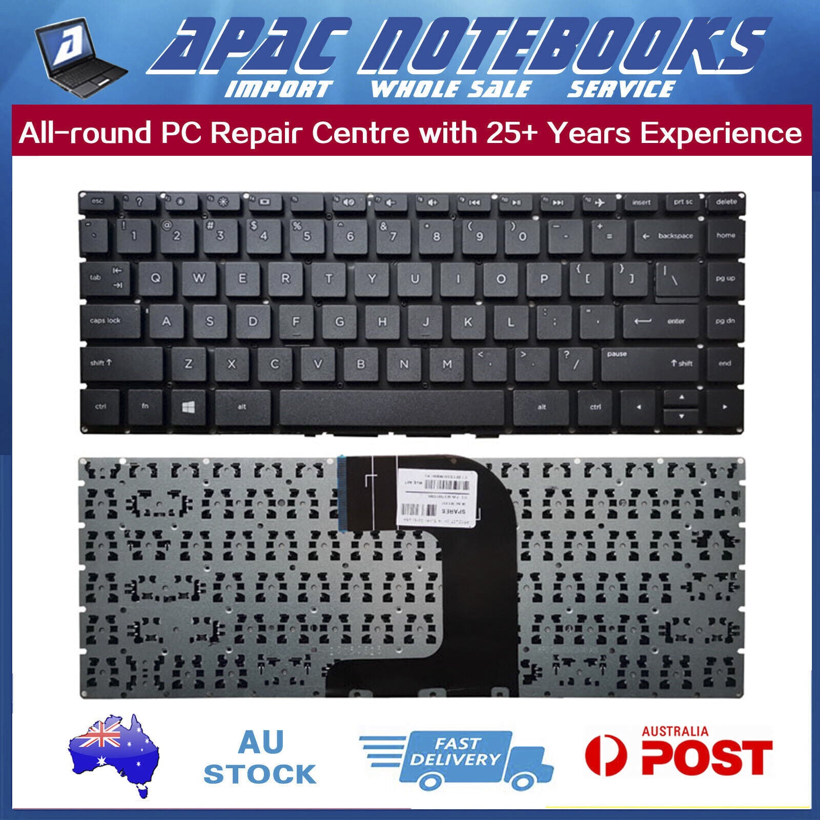 Genuine keyboard for HP 240 G4 G5, 245 G4 G5, 246 G4 G5