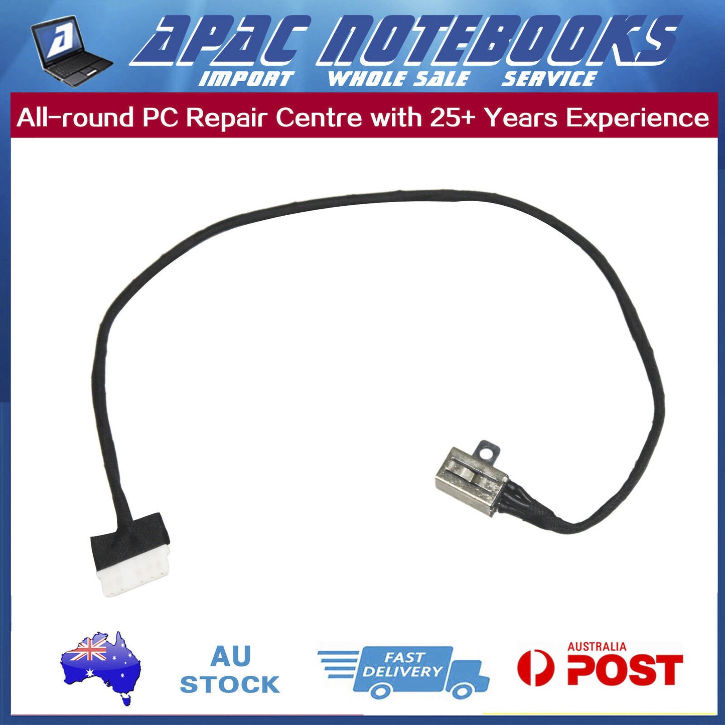 DC Jack Power Socket for Dell Vostro 14 5468 5568 P75G 0W3R2Y