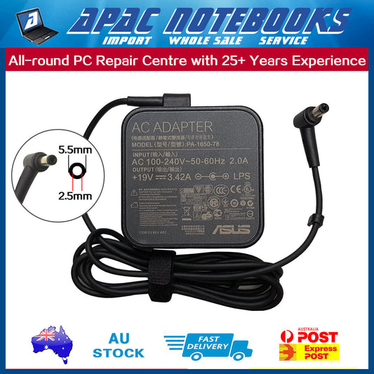 Genuine 65W AC Adapter Charger ASUS X550 X550CA X550CC X550L X550LA X550JX