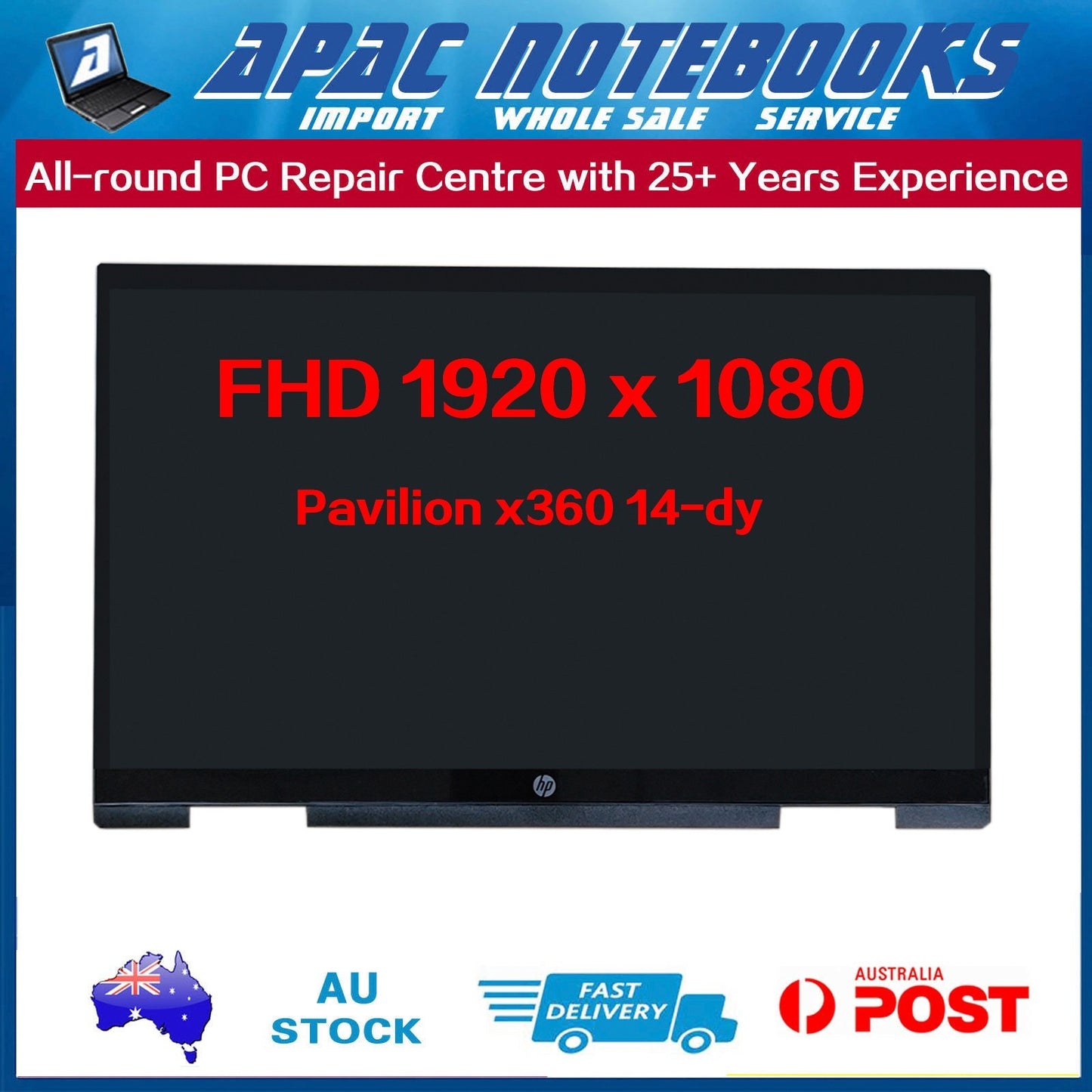14.0" LCD Touch Screen Assembly HP Pavilion x360 14-dy0154TU 14-dy0174TU