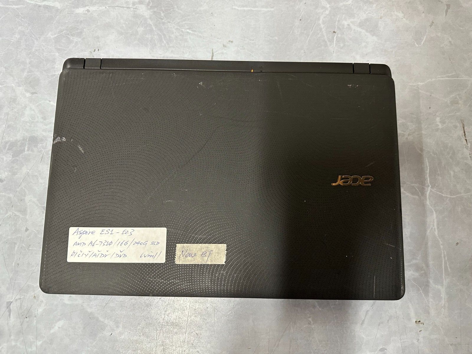 ACER ASPIRE ES1-523 15.6"  AMD A6-7310/16GB RAM/240GB SSD/ WINDOWS 11 with newBT