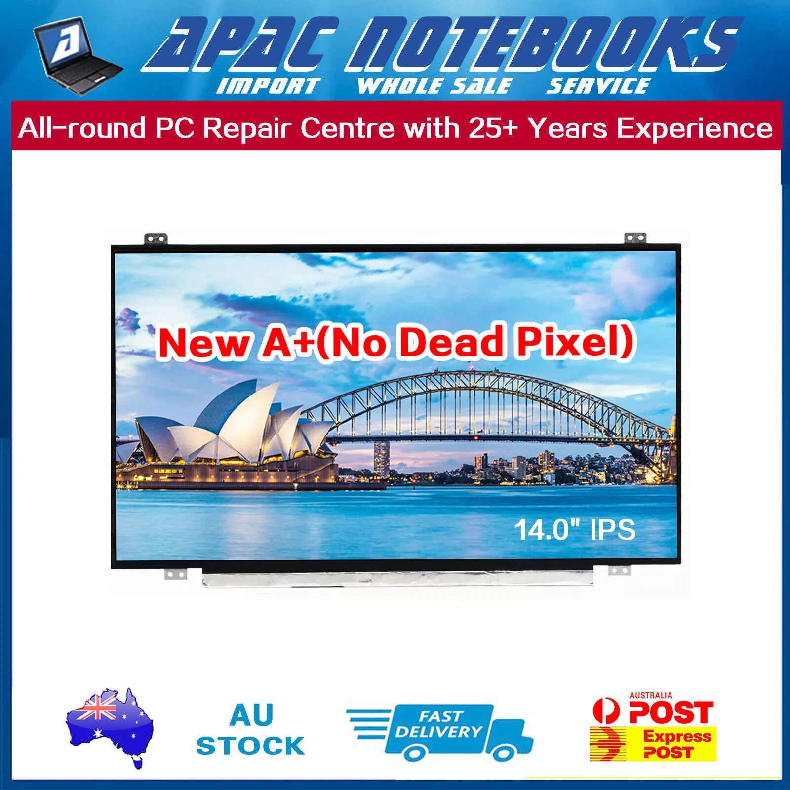 14.0" IPS FHD LED Screen for Vostro 3490 3491 P89G005 P89G007